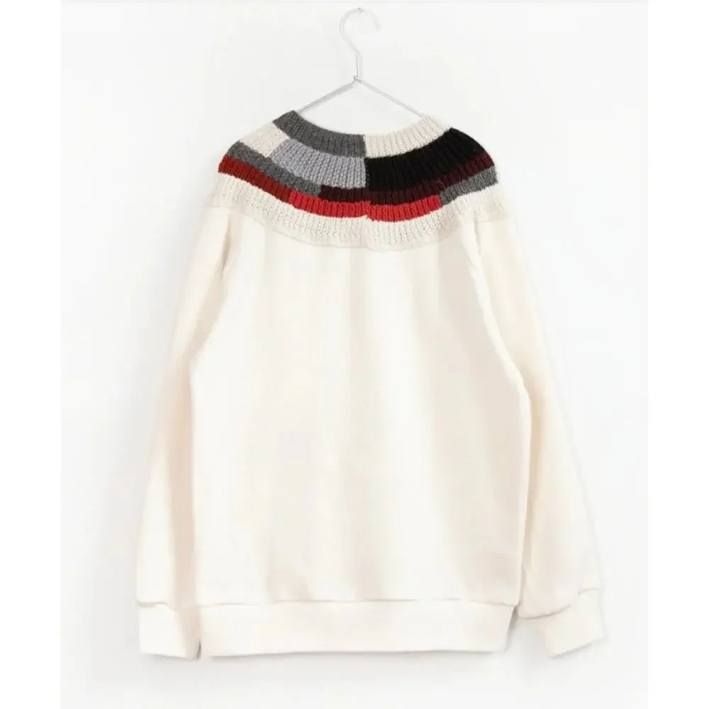 Mosaic Knit Sweater by Correll‎ Correll Size Medium